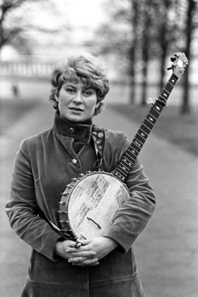 Shirley Collins in London, 1965.