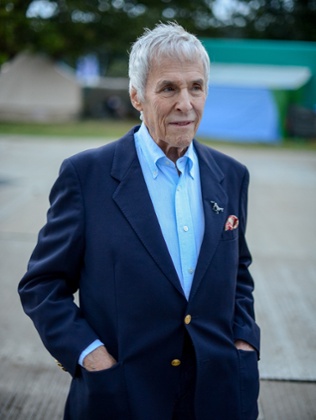 Burt Bacharach backstage at the 2014 Wilderness festival in Oxford. 