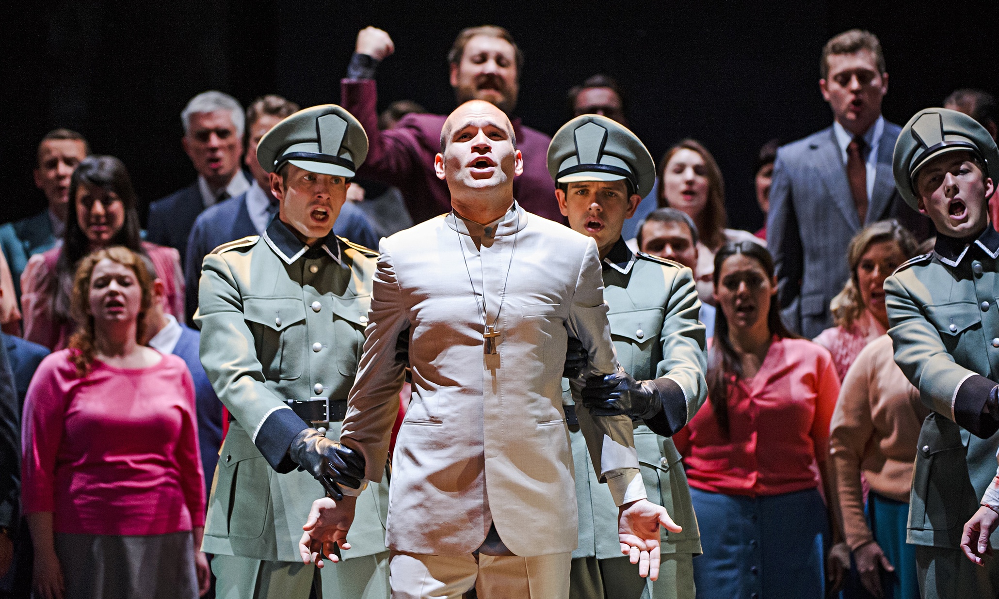 Poliuto review – Glyndebourne opener is Donizetti like you’ve never heard him