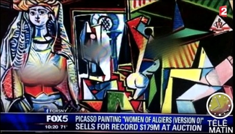 How Fox News reported the sale of Picasso's art work Les femmes d'Alger (Version O)