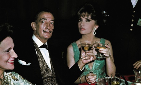 Salvador Dali and Gina Lollobrigida