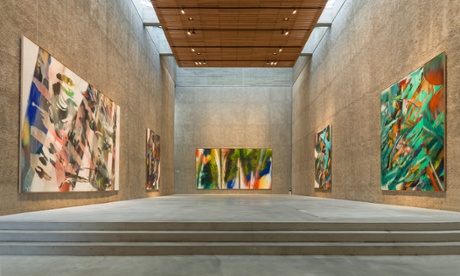 Katharina Grosse exhibition at St Agnes Church on Berlin Gallery Weekend.