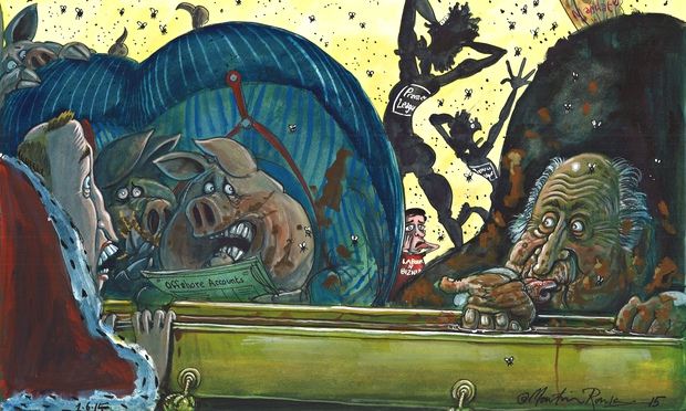 Martin Rowson on Sepp Blatter and Fifa – cartoon