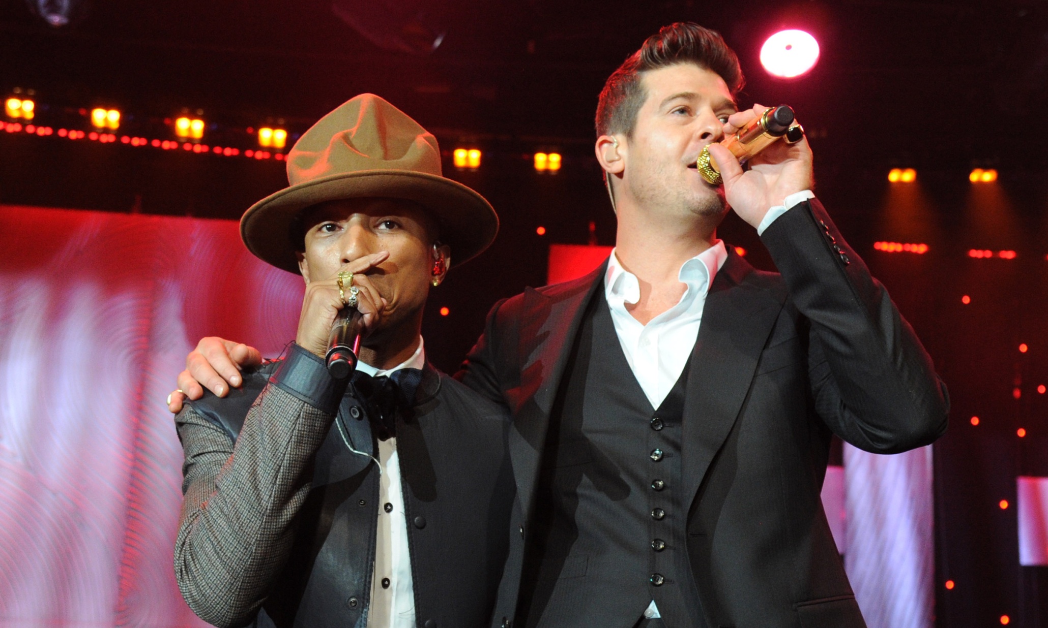 Robin Thicke and Pharrell Williams demand new trial in Blurred Lines case