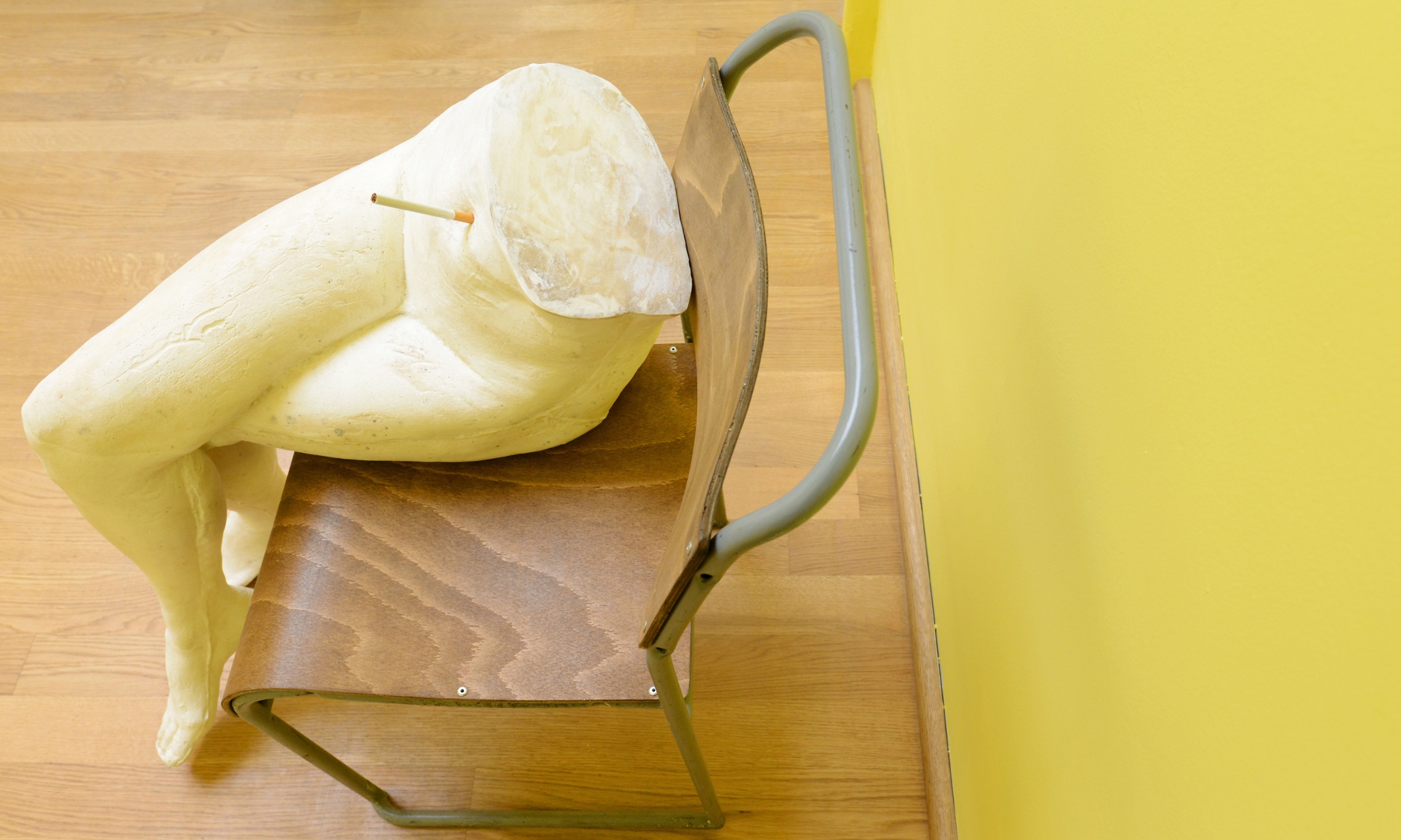 Sarah Lucas at Venice Biennale review – pervery and pleasure in a sea of custard
