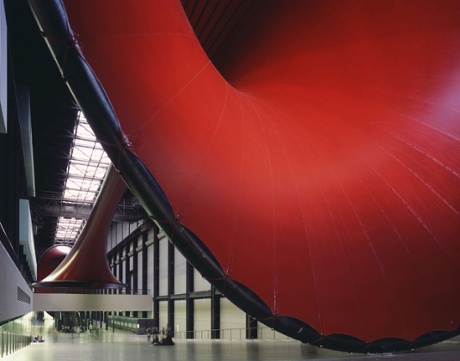 Marsyas by Anish Kapoor at Tate Modern.