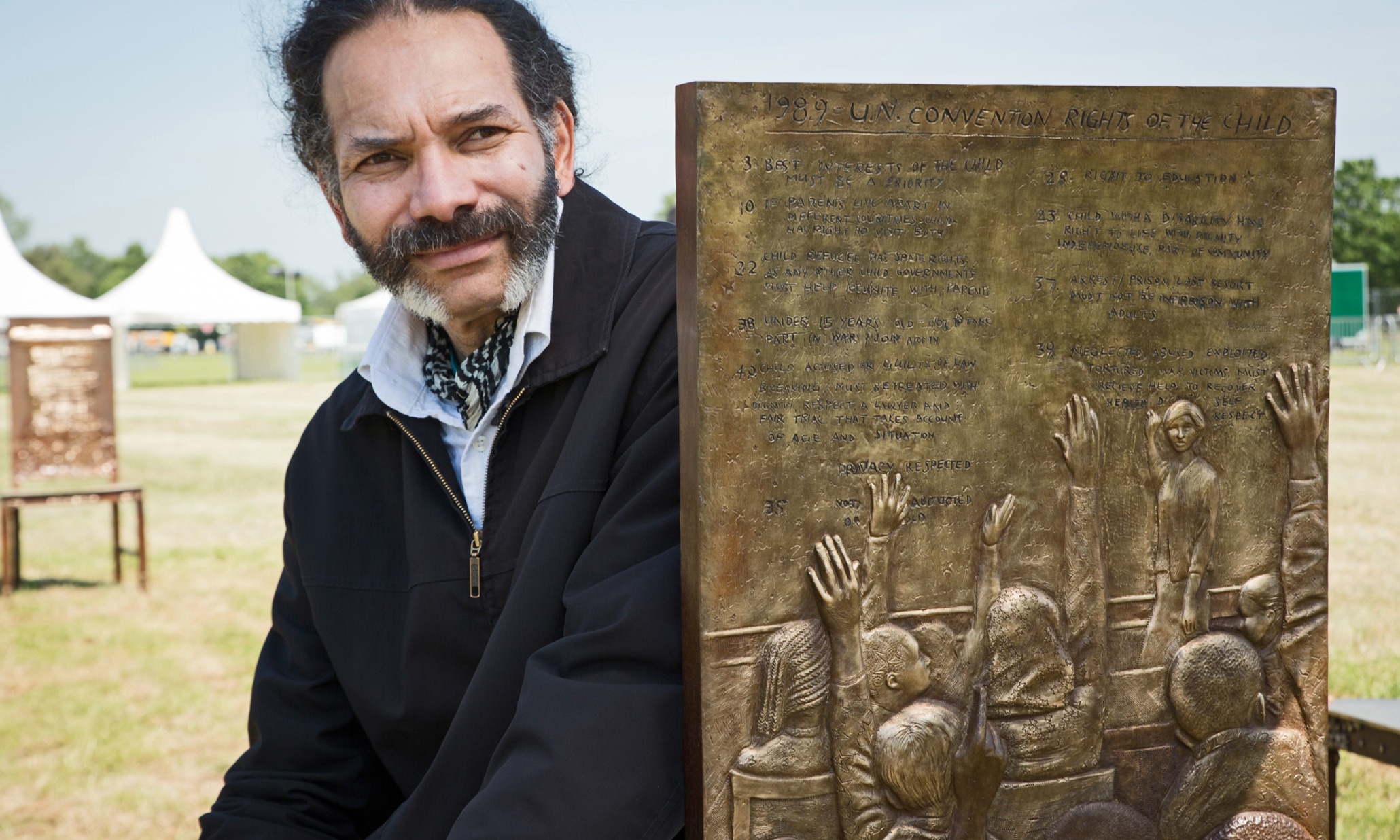 Sculpture at Runnymede celebrates Magna Carta's blow against injustice