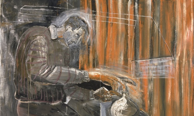 Albert Oehlen's Born To Be Late places paint above pixels