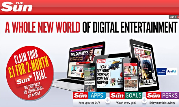 Sun to relax paywall as part of drive to exploit social media