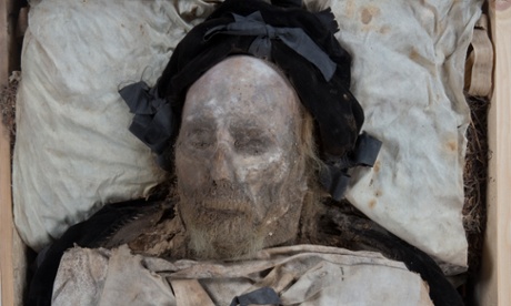 Scan of mummified body of Swedish Bishop reveals baby hidden in coffin