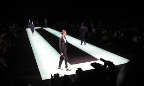 The Armani catwalk.