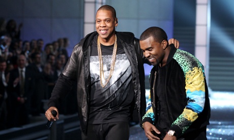 Collaborators … Jay Z and Kanye West.
