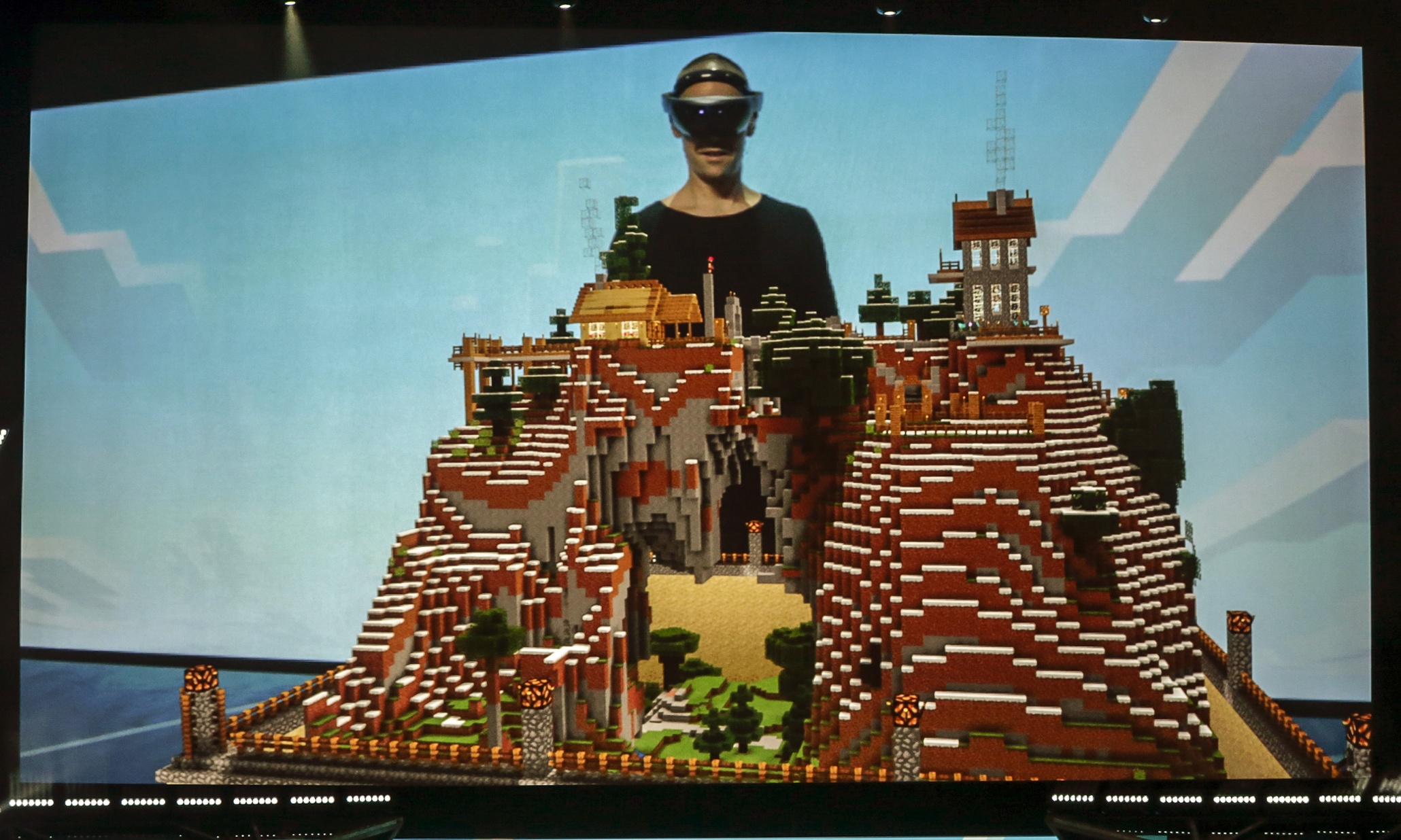Minecraft on Hololens: the future of gaming is right in front of your eyes