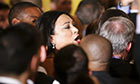 Heckler becomes the heckled as Barack Obama responds at White House LGBT event - video