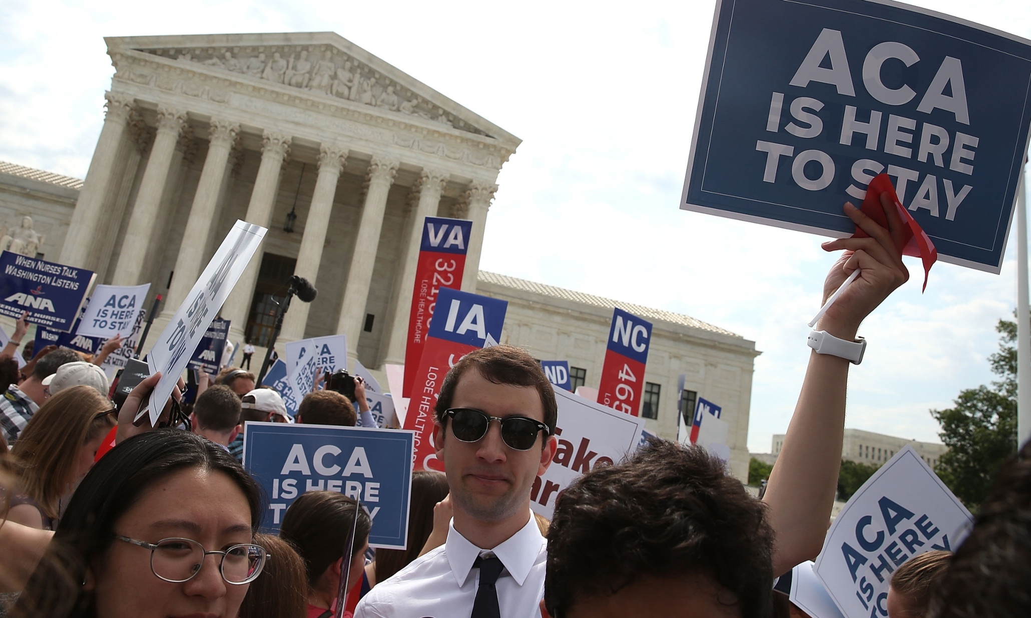 Americans breathe a sigh of relief over the future of their healthcare after King v Burwell