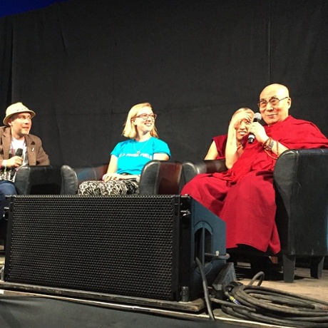 Dalai Lama features on Guardian Climate Crisis panel debate at Williams Green.