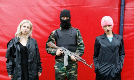 Pussy Riot at Glastonbury.