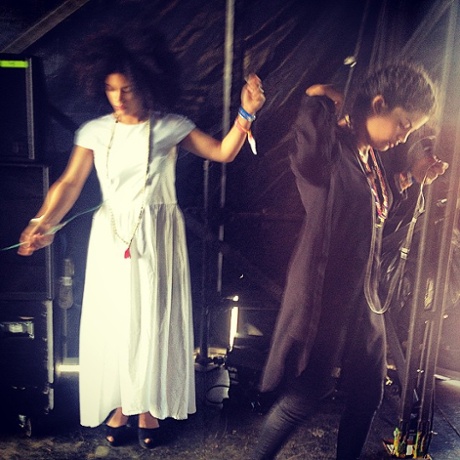 Ready to go on stage ...@GlastonFest @xlrecordings @Itbagency