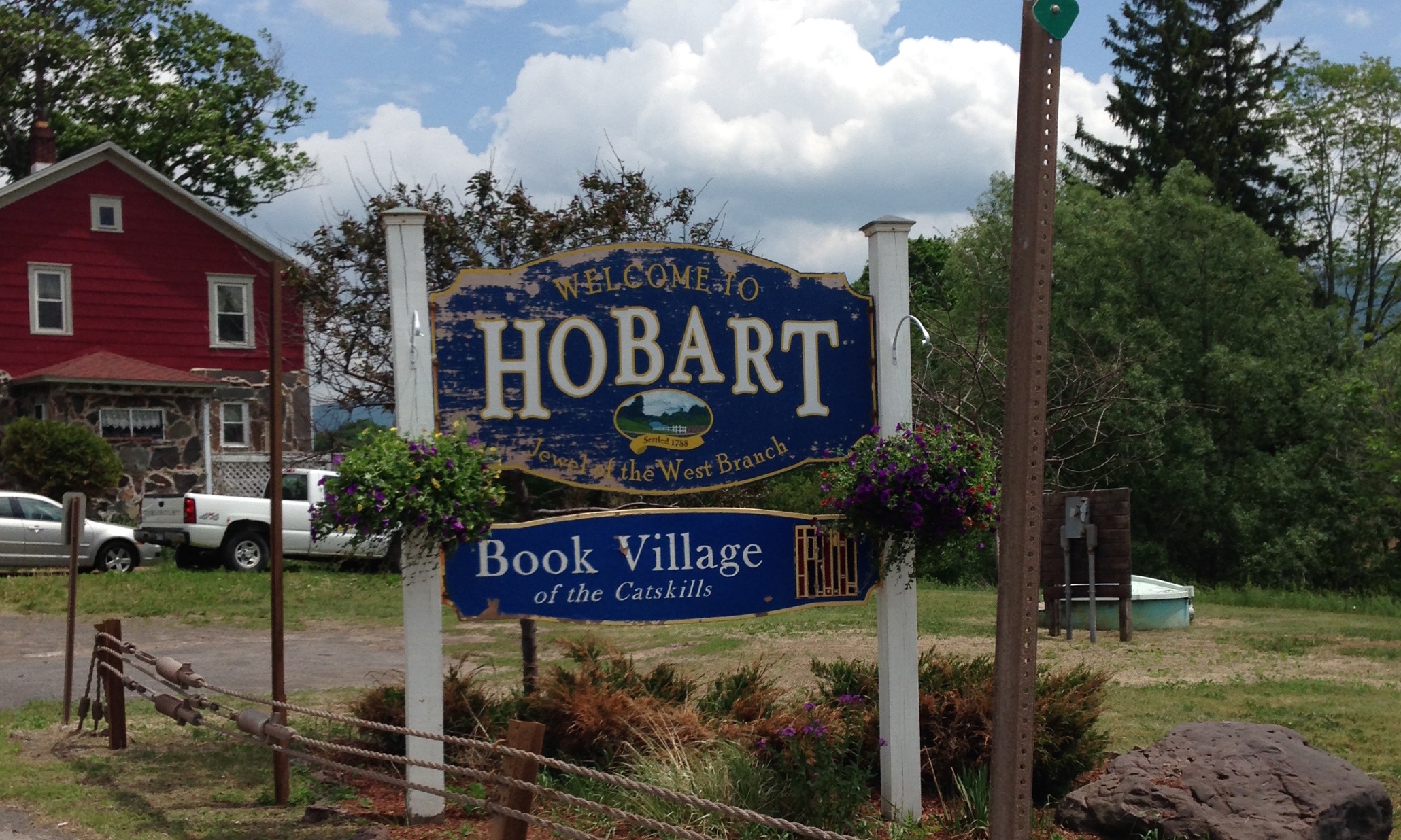 Village booking. Hobart New York. Catskills.