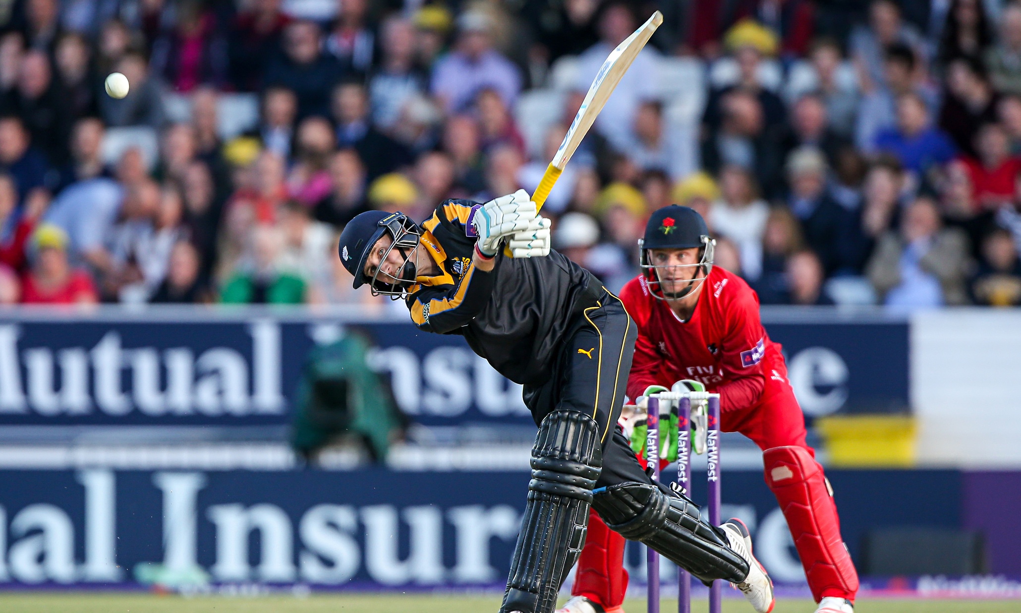 Lancashire’s Jos Buttler hits out to steal Yorkshire’s thunder
