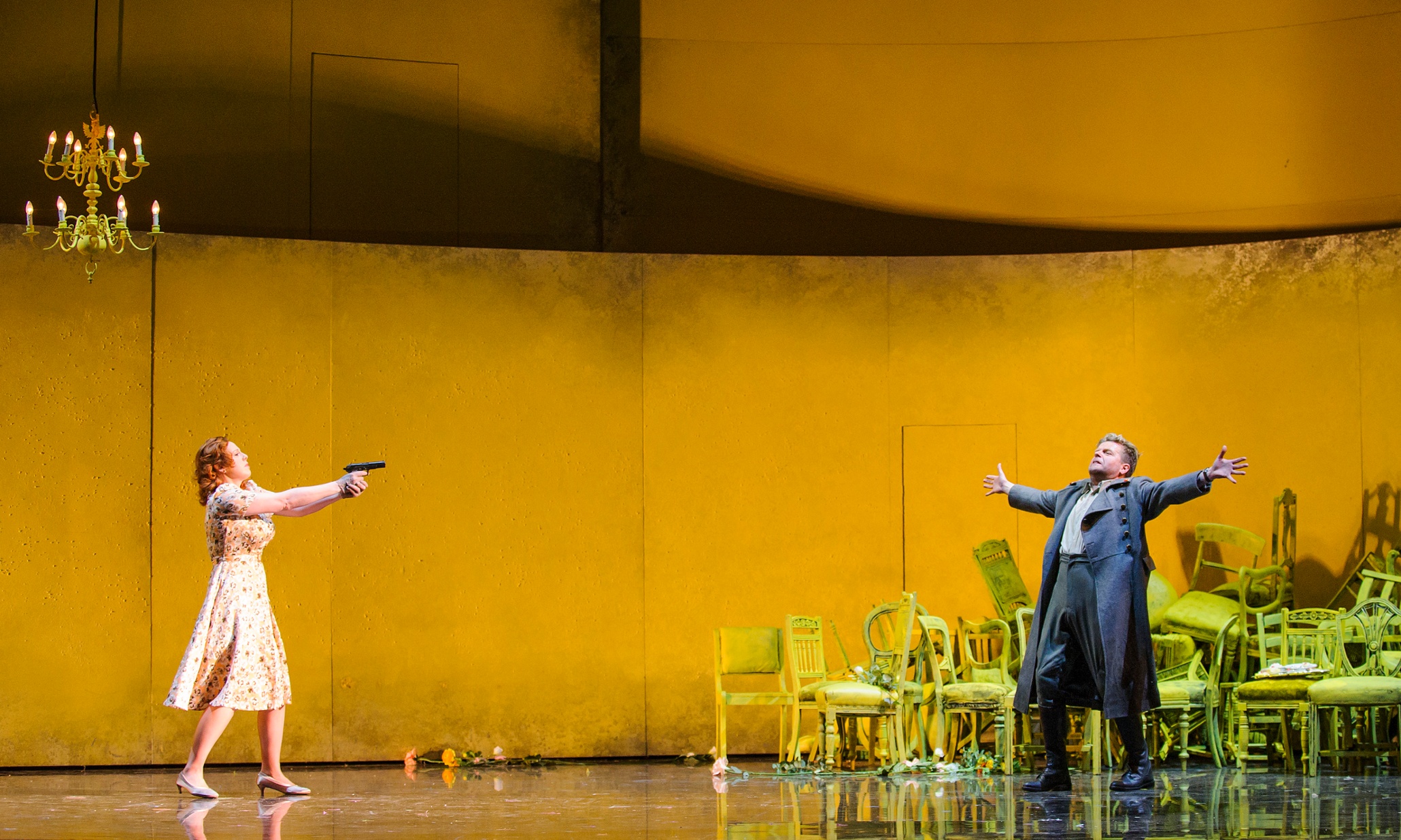 The Queen of Spades review – Gardner exerts dramatic grip in ENO swansong
