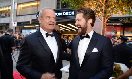 Kelsey Grammer and Matthew Morrison attend the 2015 Tony Awards