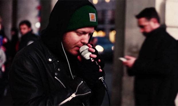 Buskers set task of performing Sheppard’s hit song Geronimo – video