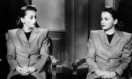 Double play ... de Havilland in The Dark Mirror.