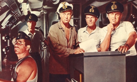 Theodore Bikel, right, with Curt Jurgens and Kurt Kreuger in the 1957 film The Enemy Below.