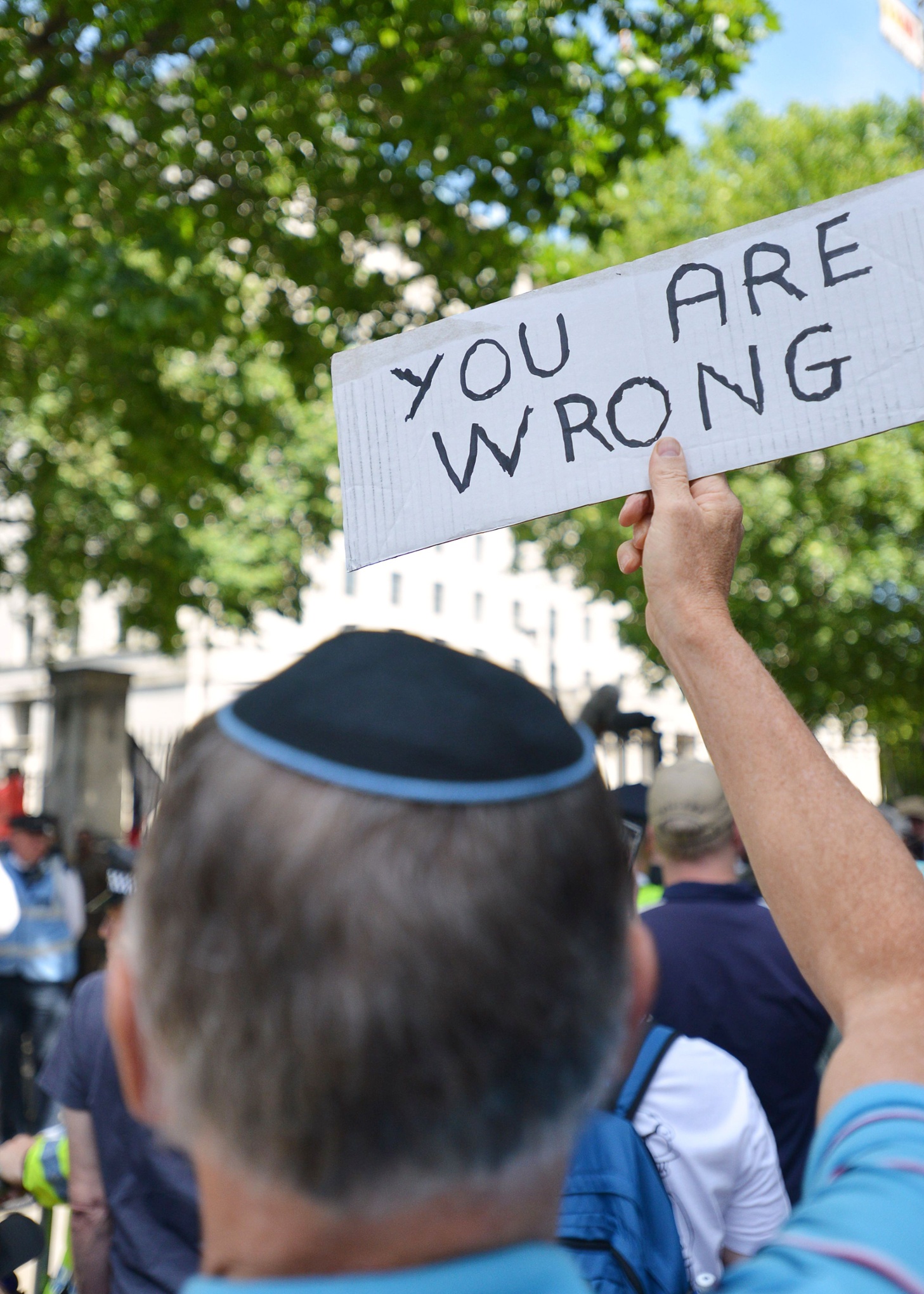 Anti Fascist Counter Protest In London In Pictures World News The Guardian