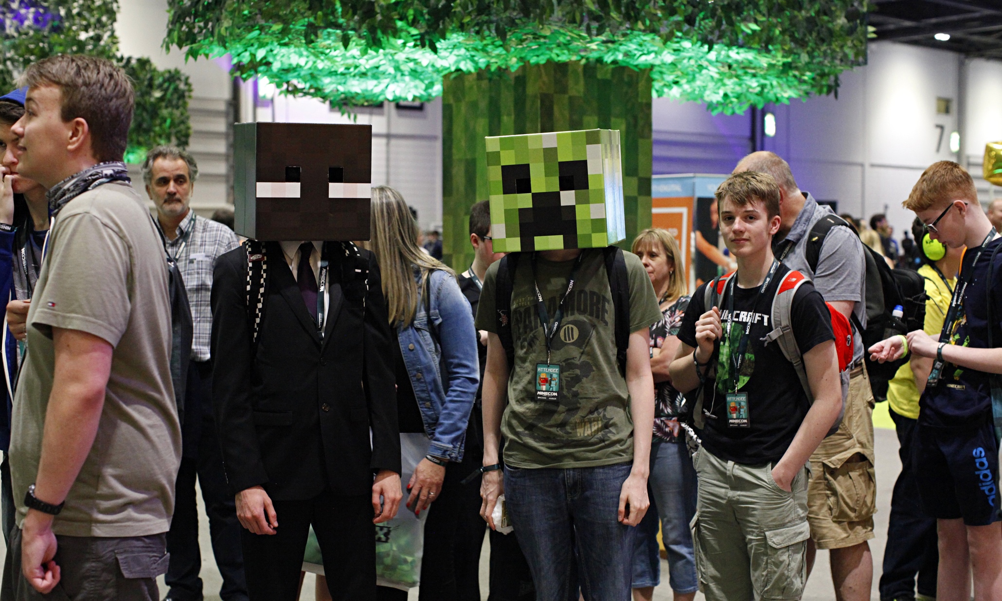 Zombies, creepers and kids all flock to Minecraft’s block party