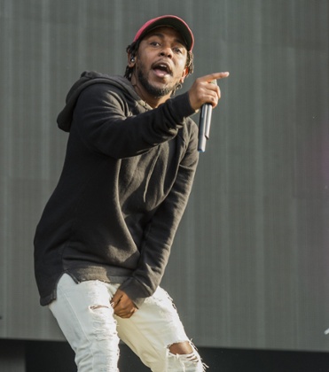 Kendrick Lamar at the 2015 Wireless festival, London.