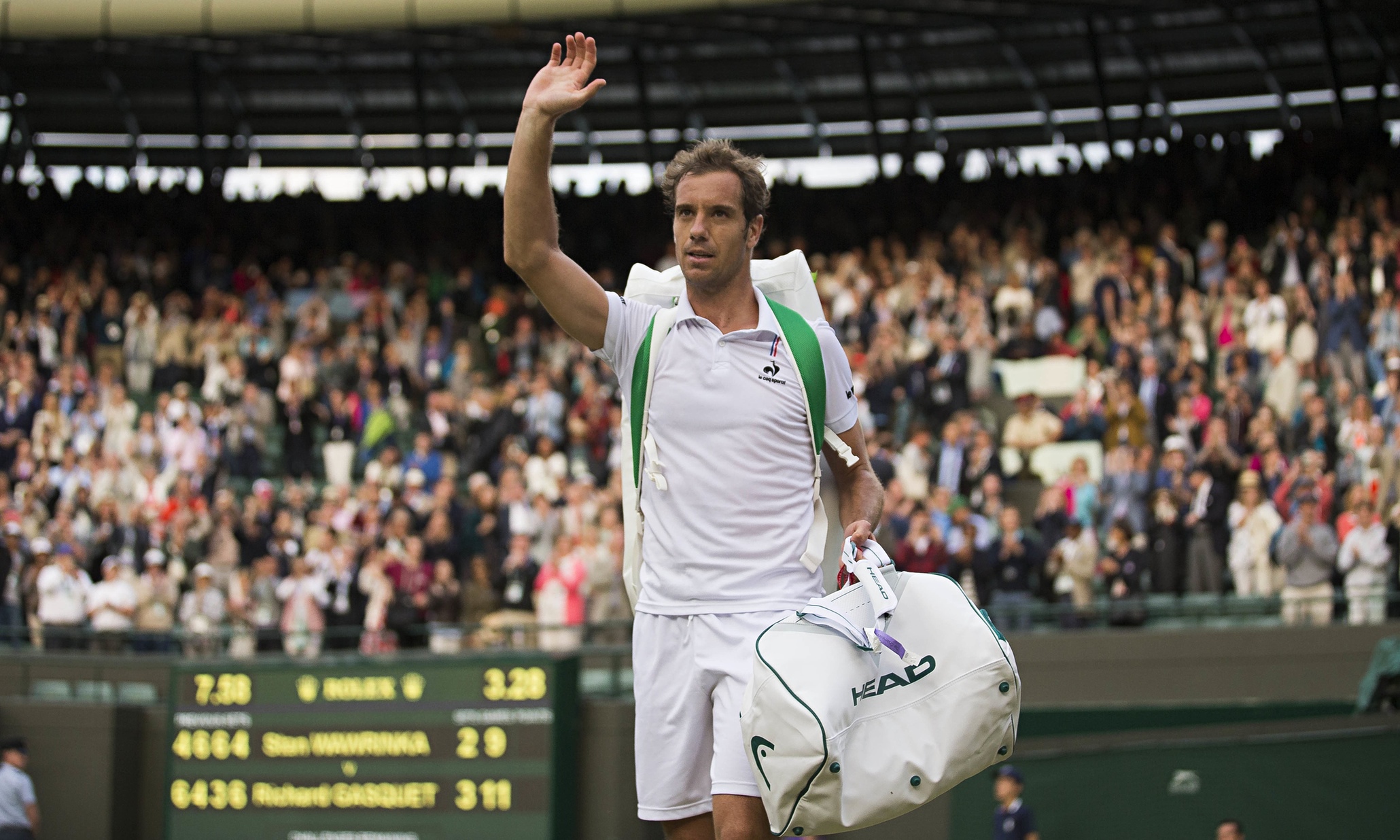 Wimbledon 2015: Richard Gasquet beats Stan Wawrinka in five-set drama