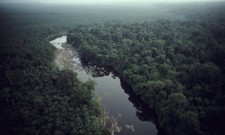 the Munia river in Cameroon.