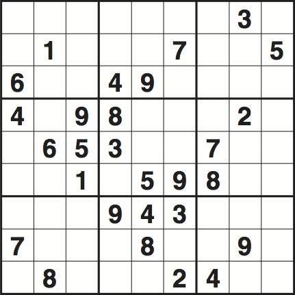 Sudoku 3216 medium | Life and style | The Guardian