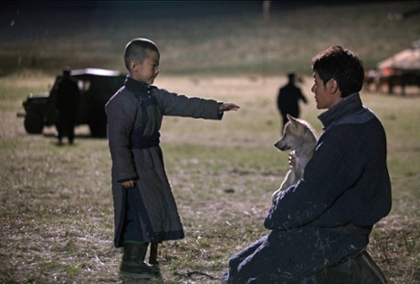 Reaching out … Feng Shaofeng in Wolf Totem.