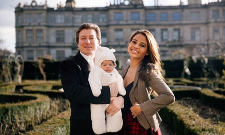 Ceawlin, Viscount Weymouth, with his wife Emma and their son John