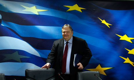 Greek finance minister Evangelos Venizelos
