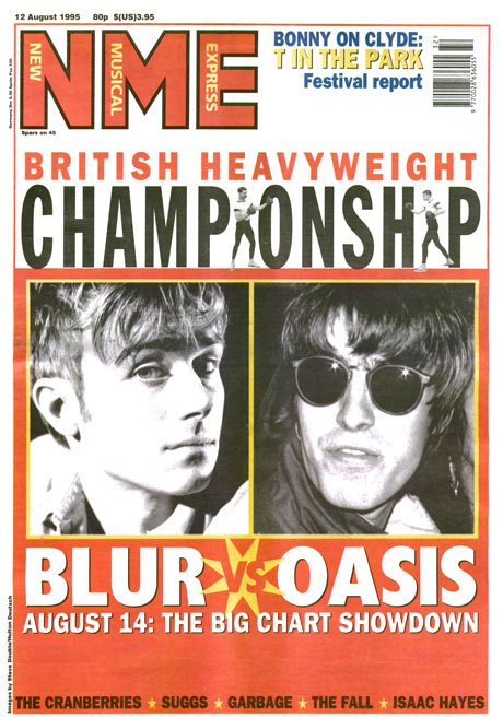 NME covers – Blur v Oasis: 12 August 1995
