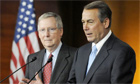 John Boehner Mitch McConnell shutdown senate vote