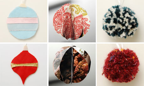 How to make your own Christmas baubles  Life and style  The Guardian