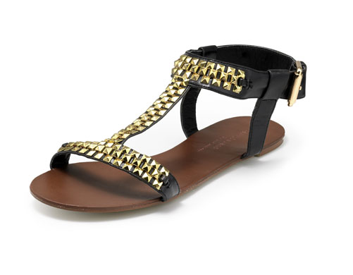 river island gold gladiator sandals