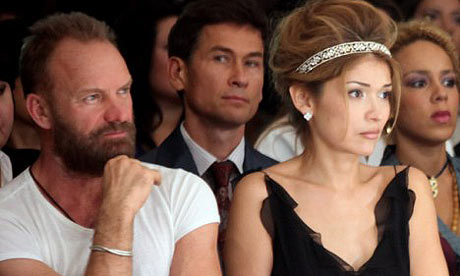 Sting with Gulnara Karimova.  I know which one Id rather get Tantric with.