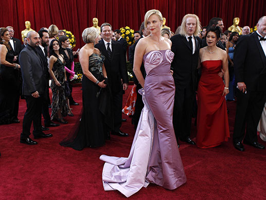 Oscars fashion: Charlize Theron