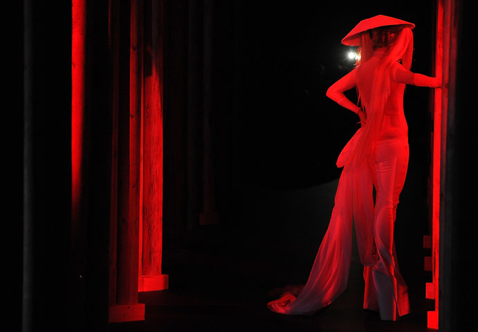 Paris FW - Tuesday shows: Lady Gaga walks for Thierry Mugler Paris fashion week