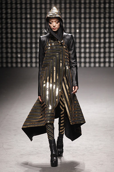 Paris FW - Tuesday shows: The Gareth Pugh Autumn/Winter 2011 show, Paris fashion week.