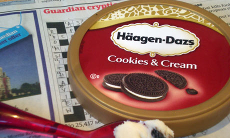 Cream of the crop: Tramp hit the sweet spot with a clue featuring Häagen-Dazs.