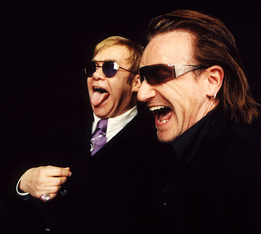 Q 300th issue: Elton John and Bono