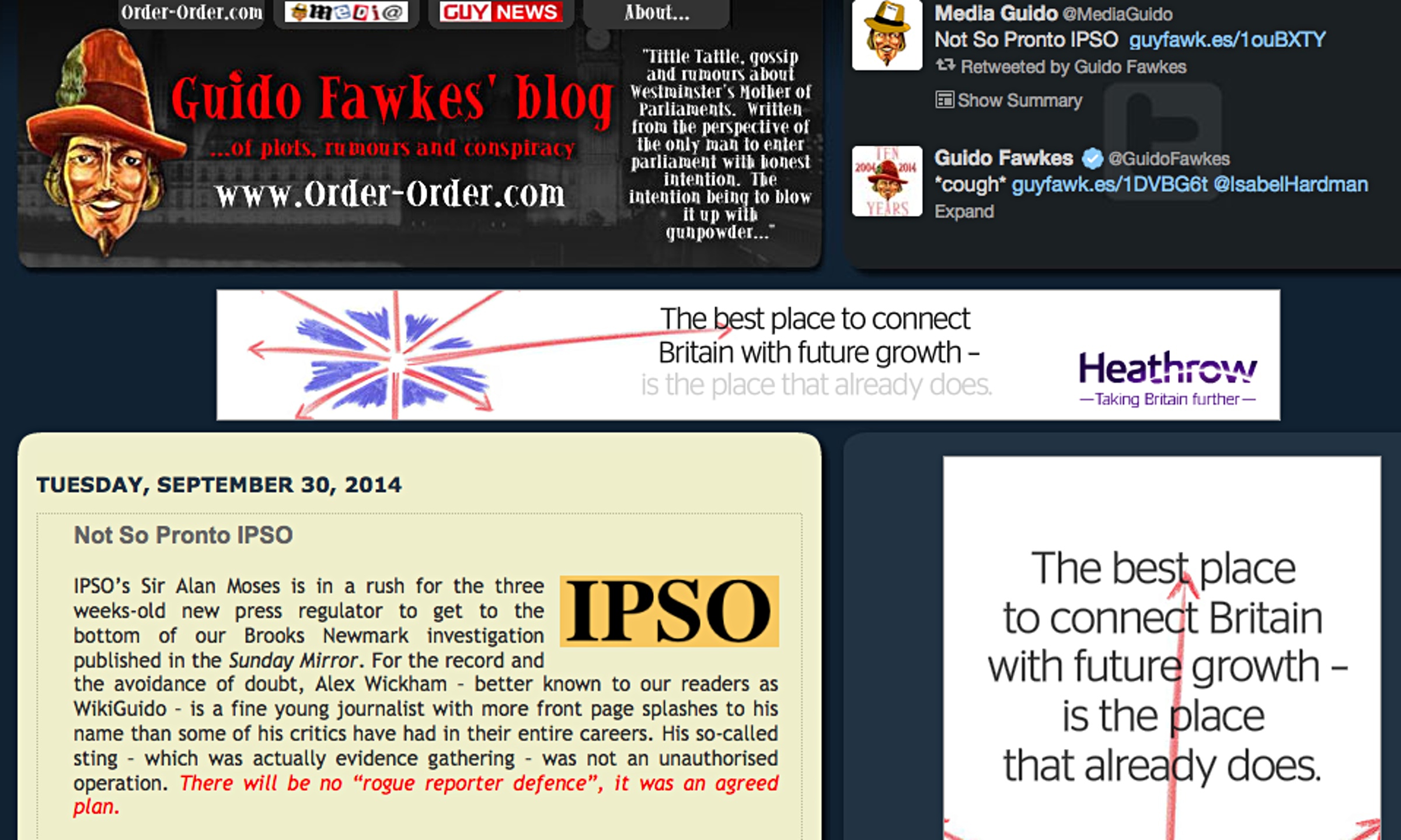 Brooks Newmark Sex Sting Guido Fawkes Blog Defends Its Reporter S Story Media The Guardian