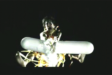 Still from The Klaxons' Golden Skans video